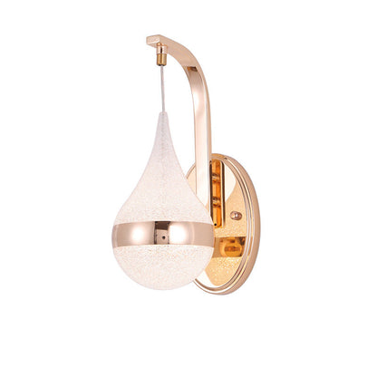 LumaDrop Minimalist LED Wall Lamp �C Acrylic Bedside Elegance