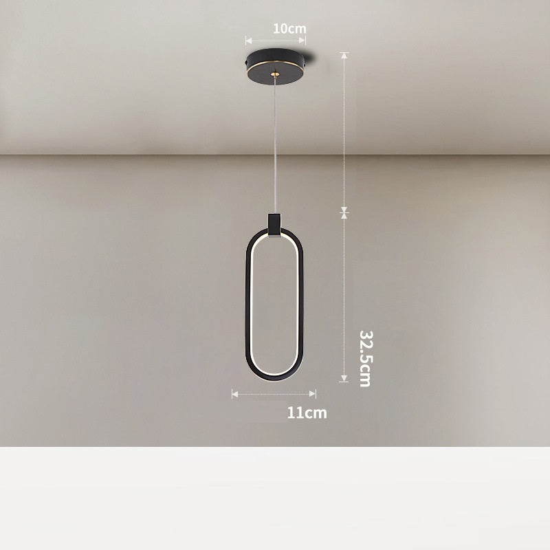 Nordlux AuraLine Wall Lamp �C Slim Nordic Minimalist Chandelier Fully Made of Copper
