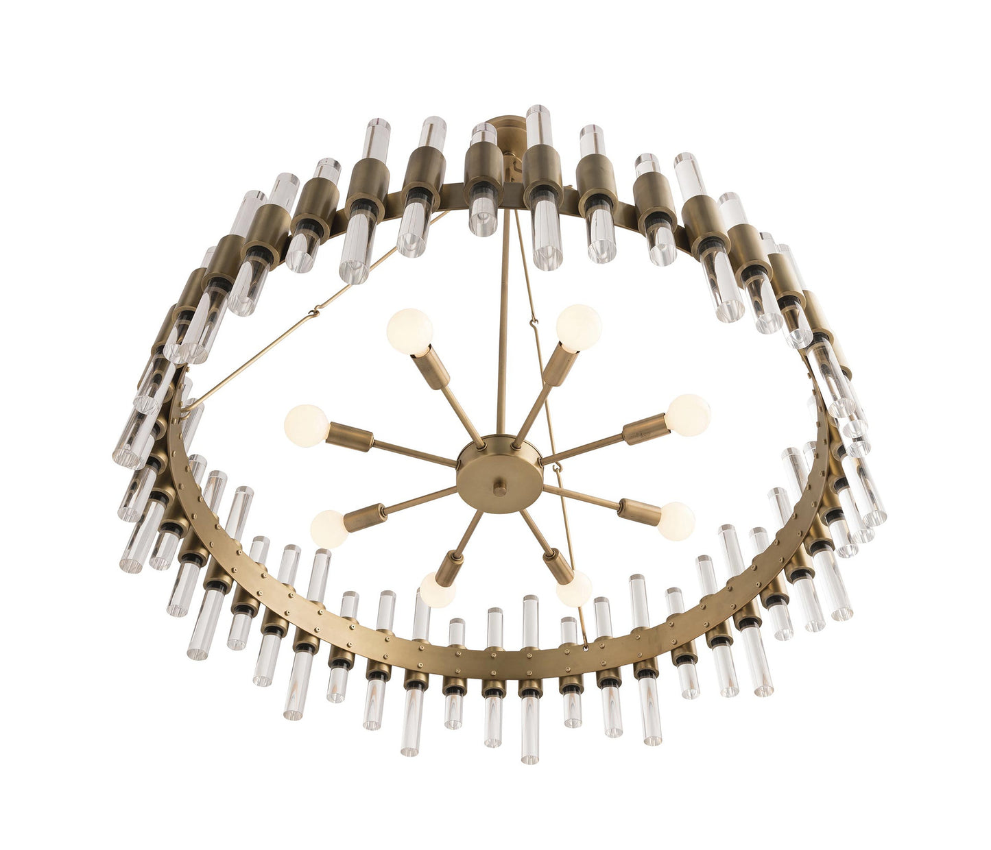 Haskell Chandelier, Gold, LargeBy Arteriors