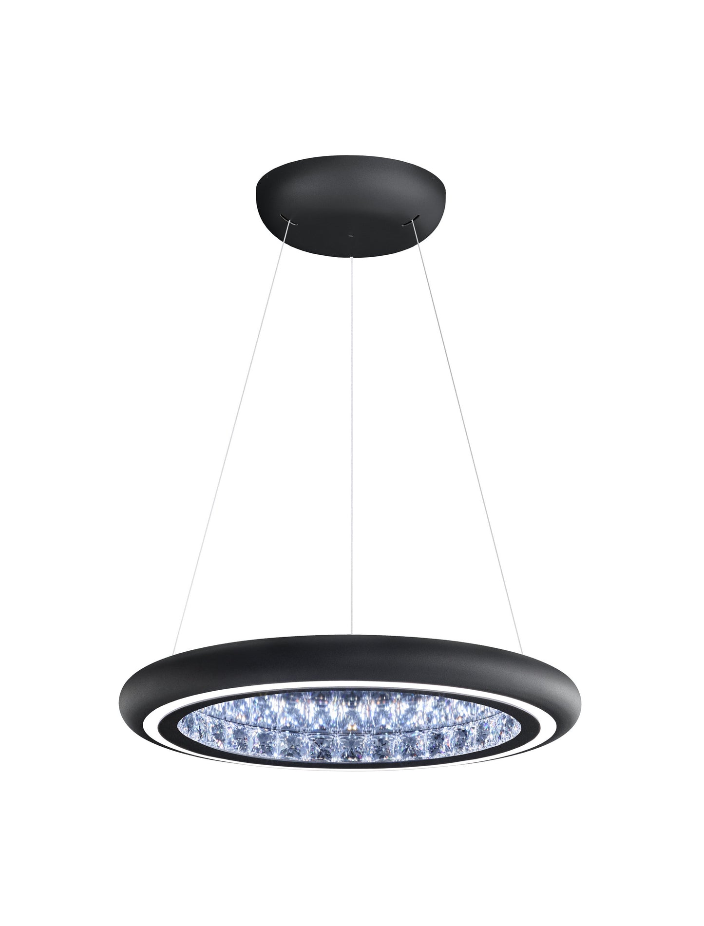 Schonbek Mfc201N-Bk1S 1 Light Crystal Pendant, BlackBy Schonbek