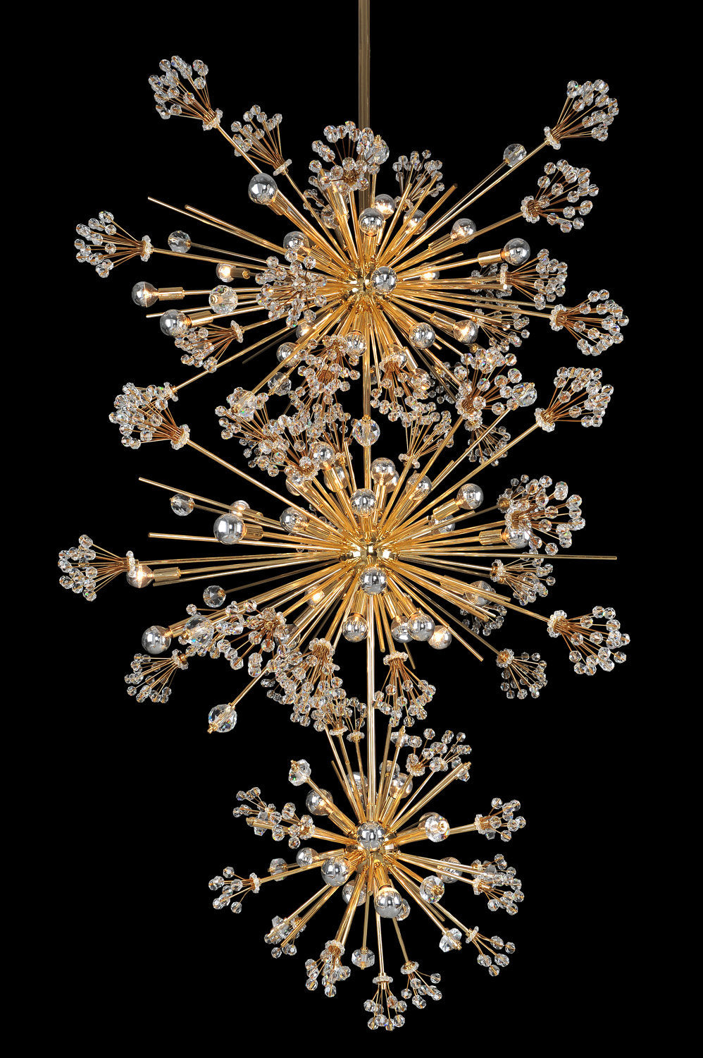 Constellation 50 Light 3 Tier PendantBy Allegri Crystal by Kalco Lighting