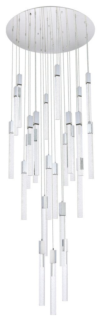Elegant Lighting 2067G42C Weston 25 lights pendant in chromeBy Elegant Furniture & Lighting