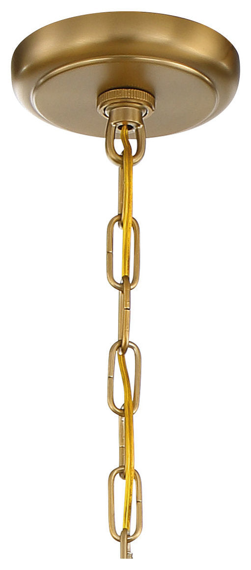 Calypso 8 Light Chandelier in Vibrant GoldBy Crystorama Lighting