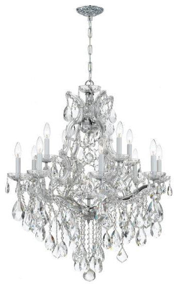 Maria Theresa - 12-Light Chandelier in Traditional and Contemporary StyleBy Crystorama Lighting