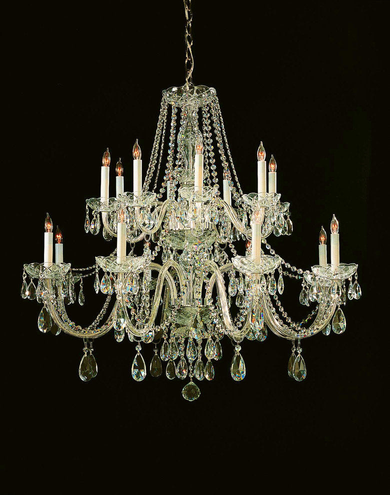 Crystorama 1139-PB-CL-S Traditional Crystal - Eight Light ChandelierBy Crystorama Lighting