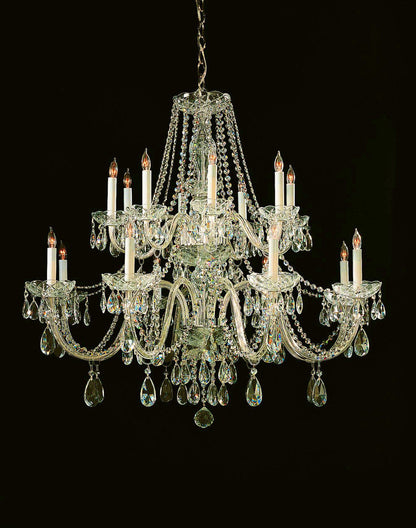 Crystorama 1139-PB-CL-S Traditional Crystal - Eight Light ChandelierBy Crystorama Lighting