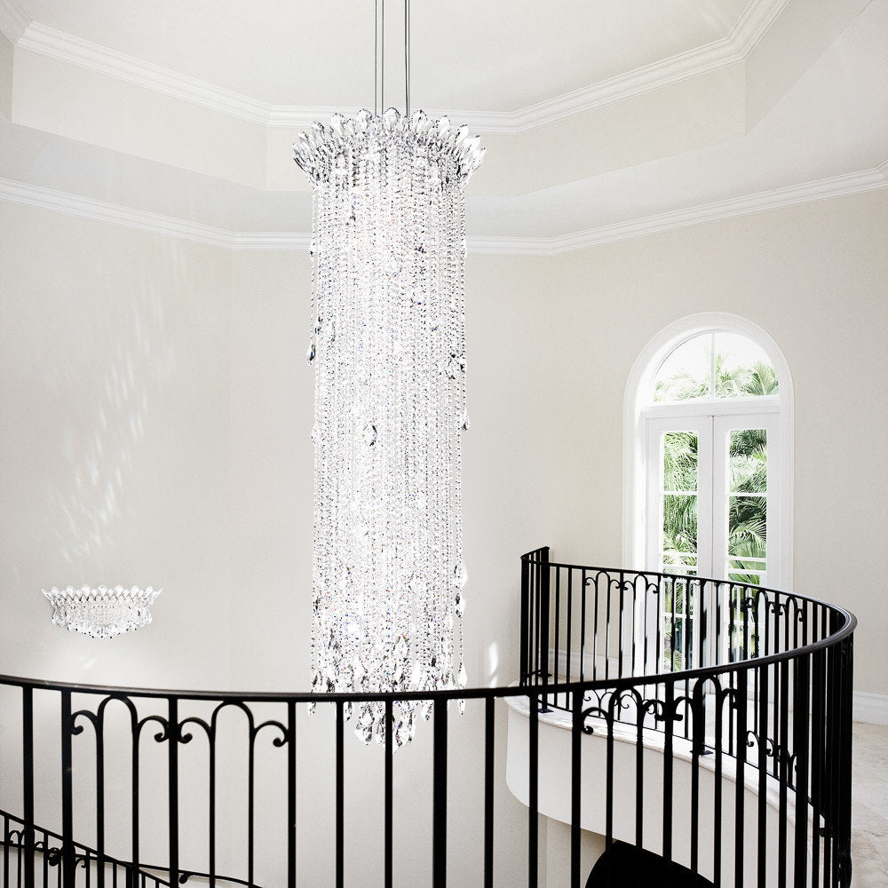 Schonbek Tr2413N-401H 6 Light Crystal Pendant, Polished Stainless SteelBy Schonbek
