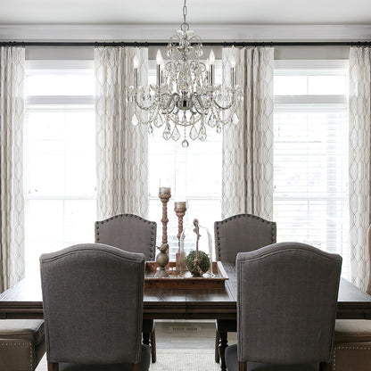 Crystorama Lighting Group 3226-CL-S Imperial 6 Light 26"W Crystal - PolishedBy Crystorama Lighting