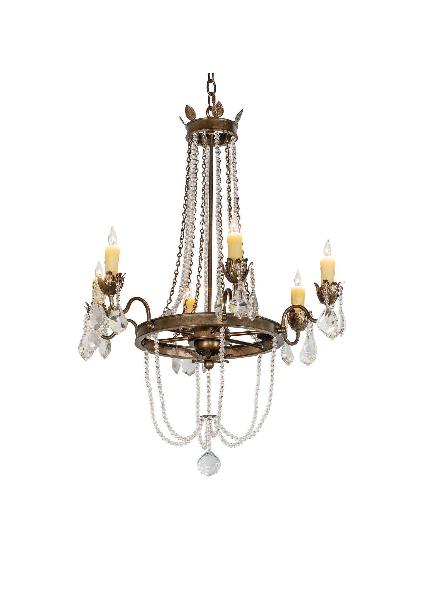 28" Wide Dominique ChandelierBy Meyda Lighting