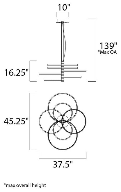 Hoopla LED PendantBy ET2 Contemporary Lighting