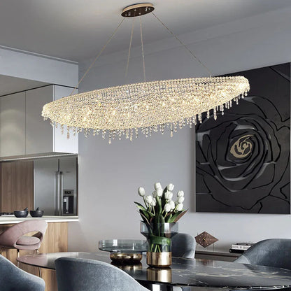 Alleri Crystal Chandelier For Dining Room, 59"By MORSALE