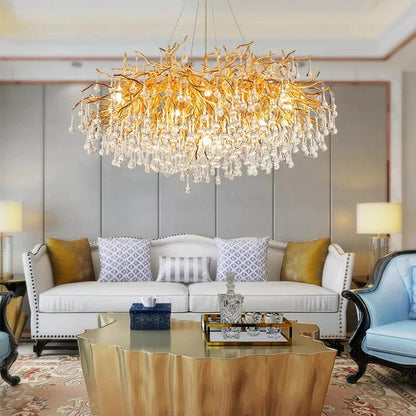 40" Albero Living Room Crystal ChandelierBy MORSALE