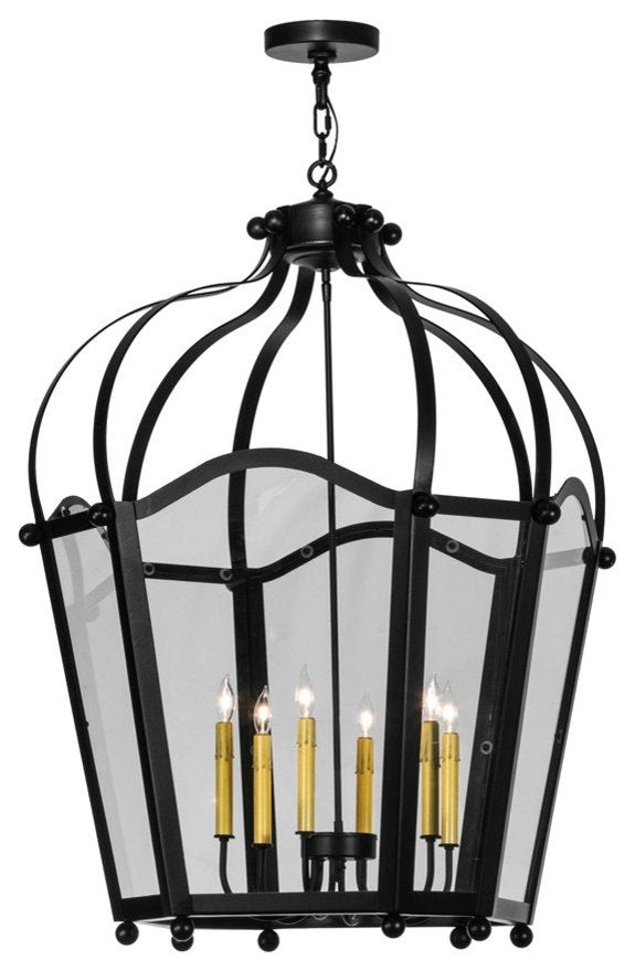 32W Citadel 6 Light PendantBy Meyda Lighting