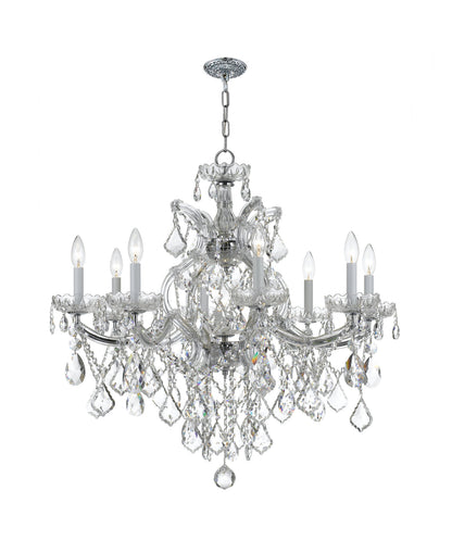 Crystorama Lighting Group 4409-CL-S Maria Theresa 9 Light 28"W - PolishedBy Crystorama Lighting