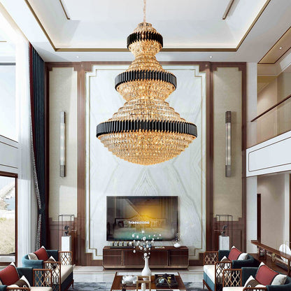 Arenzano | Grand Luxurious Multi-level Crystal Chandelier, 47.2''By Miron Demid LLC