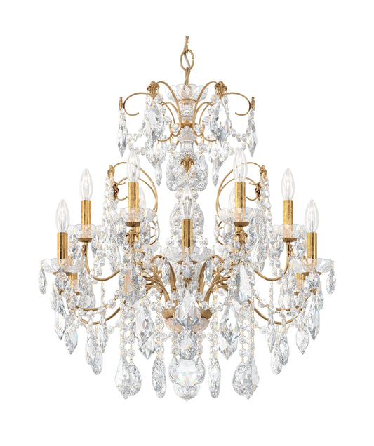 Century 12 Light Chandelier French Gold Clear Heritage CrystalBy Schonbek