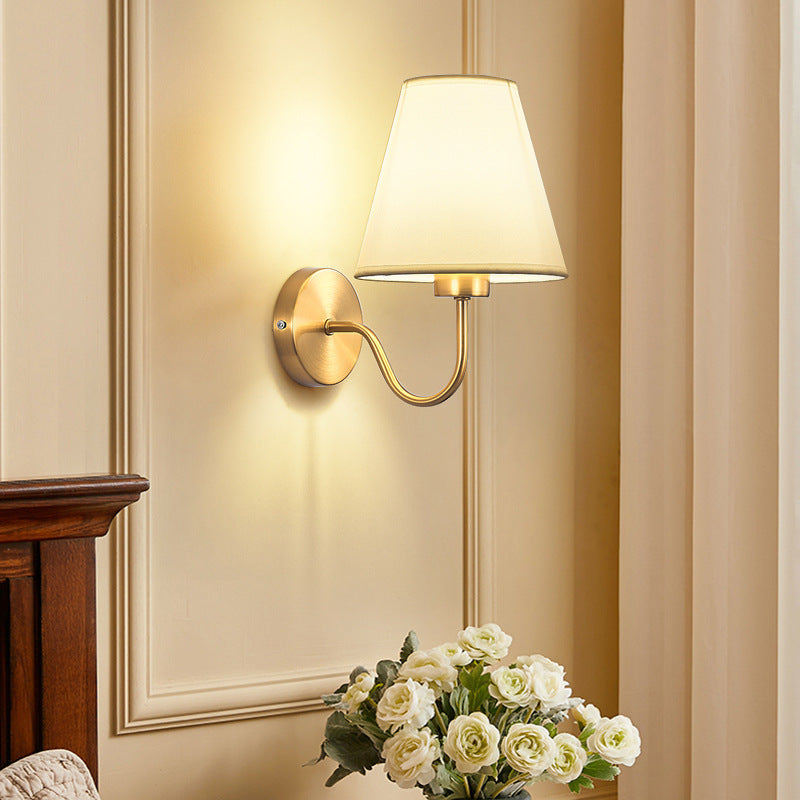 Modern Fabric Wall Lamp �C Bedroom, Bedside & Hotel Corridor Light
