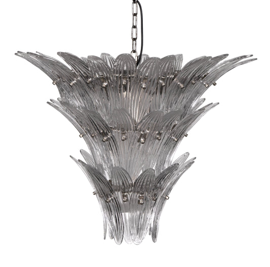 25" Emperor Antique Silver ChandelierBy Noir