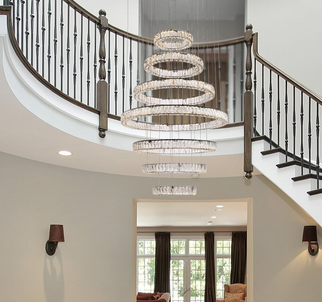 Modern Black 7-Light ChandelierBy Home Living