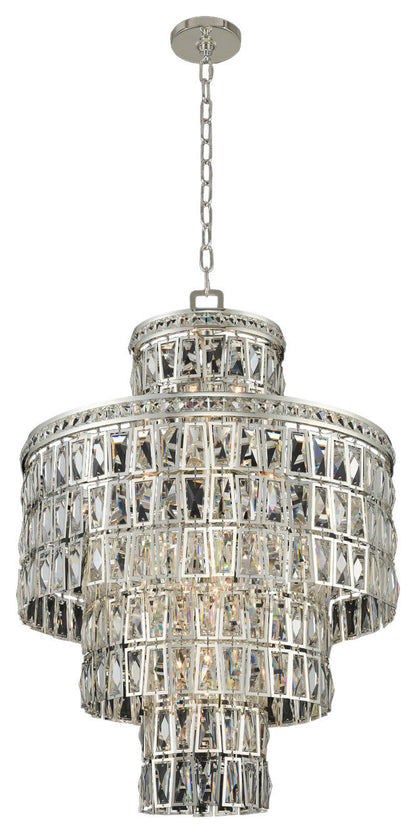 Kasturi 24x34" 13-Light Transitional Large Pendants by AllegriBy Allegri Crystal by Kalco Lighting