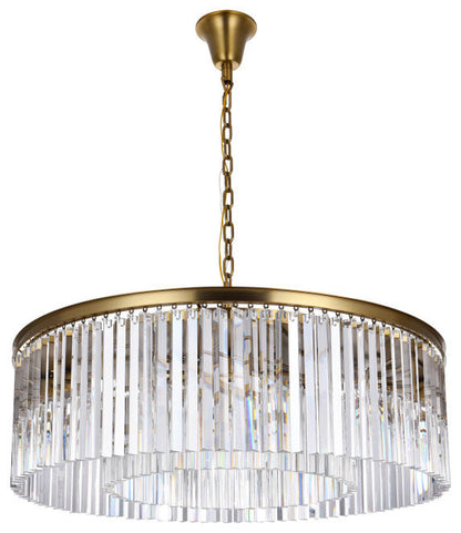 Elegant Lighting Sydney 43.5" Round Crystal ChandelierBy Elegant Furniture & Lighting