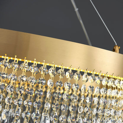 Loda | Multi-level Chic Large Crystal Chandelier, Warm Light 3000kBy Miron Demid LLC
