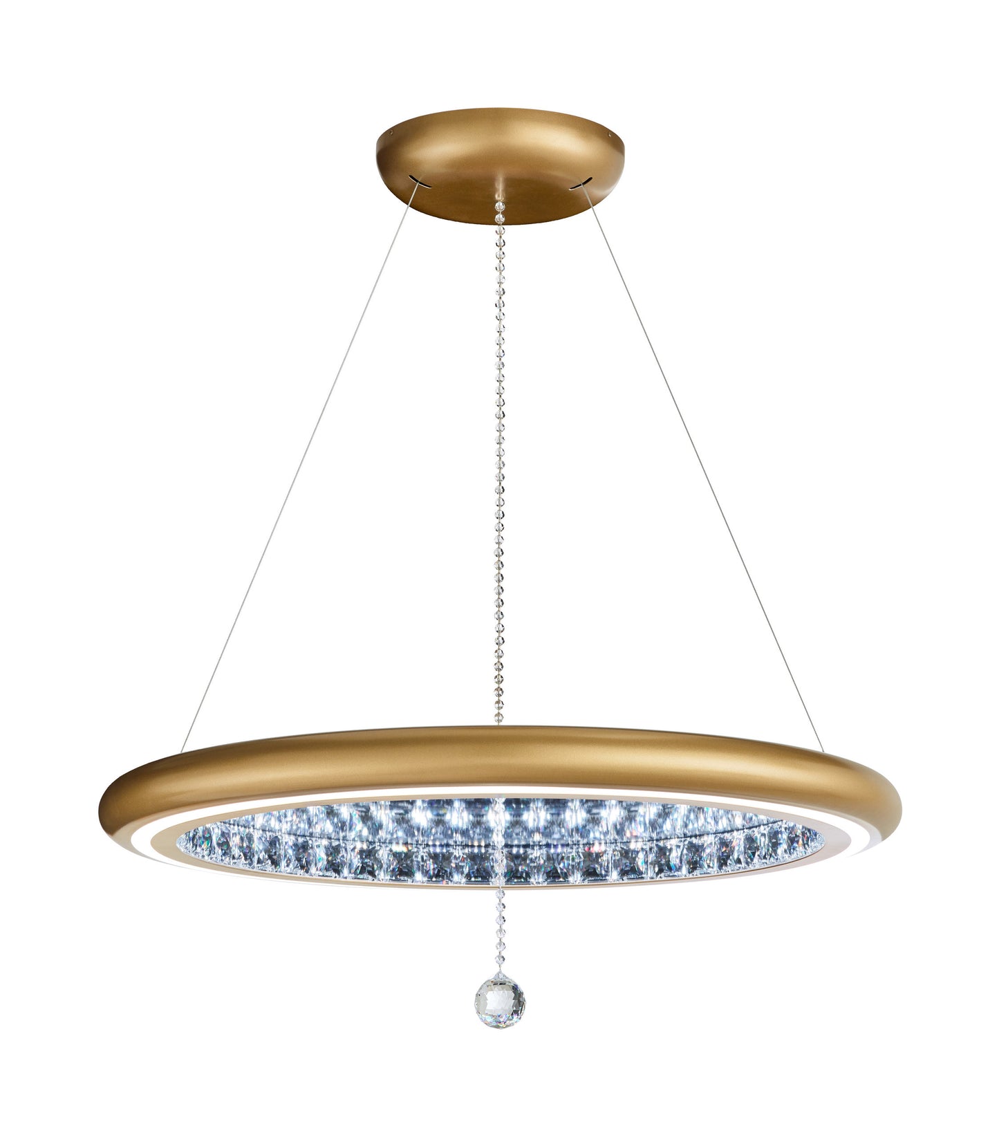 Schonbek Mfc300N-Gd1S 1 Light Crystal Pendant, Glimmer GoldBy Schonbek