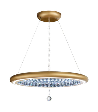 Schonbek Mfc300N-Gd1S 1 Light Crystal Pendant, Glimmer GoldBy Schonbek