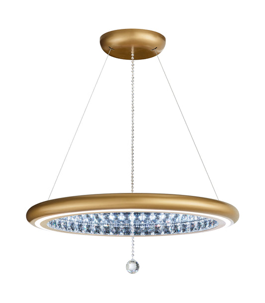 Schonbek Mfc300N-Gd1S 1 Light Crystal Pendant, Glimmer GoldBy Schonbek