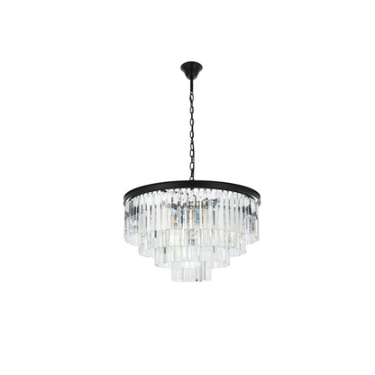 Elegant Lighting Sydney 17 Light 32" Wide Crystal Chandelier with Clear Royal Cut Crystals