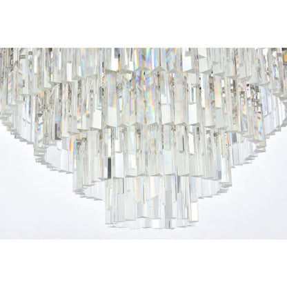 Elegant Lighting Sydney 33 Light 44" Wide Crystal Chandelier with Clear Royal Cut Crystals