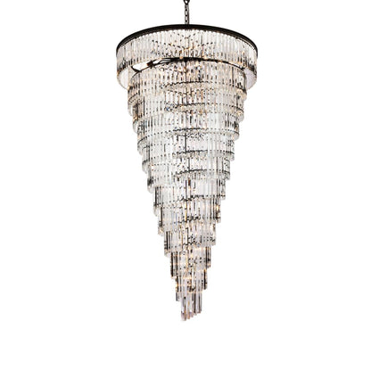 Elegant Lighting Sydney 58 Light 48" Wide Crystal Waterfall Chandelier