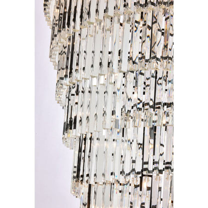 Elegant Lighting Sydney 58 Light 48" Wide Crystal Waterfall Chandelier