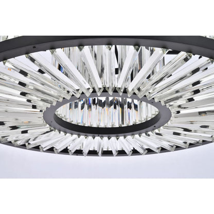 Elegant Lighting Chelsea 10 Light 44" Wide Crystal Drum Chandelier with Clear Royal Cut Crystals