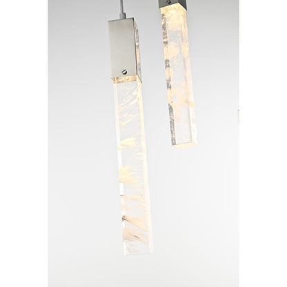 Elegant Lighting Aurora 30" Wide Crystal Multi Light Pendant
