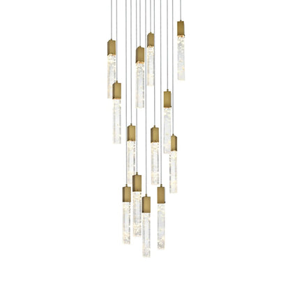 Elegant Lighting Aurora 30" Wide Crystal Chandelier