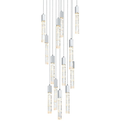 Elegant Lighting Aurora 30" Wide Crystal Chandelier