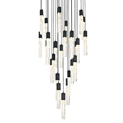 Elegant Lighting Aurora 42" Wide Crystal Chandelier