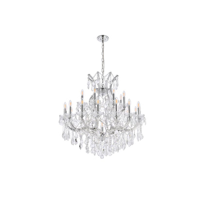 Elegant Lighting Maria Theresa 24 Light 36" Wide Crystal Chandelier with Clear Royal Cut Crystals