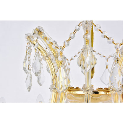 Elegant Lighting Maria Theresa 24 Light 36" Wide Crystal Chandelier with Clear Royal Cut Crystals