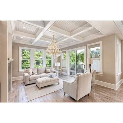 Elegant Lighting Maria Theresa 28 Light 38" Wide Crystal Chandelier with Clear Royal Cut Crystals