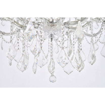 Elegant Lighting Maria Theresa 36 Light 46" Wide Crystal Chandelier with Clear Royal Cut Crystals