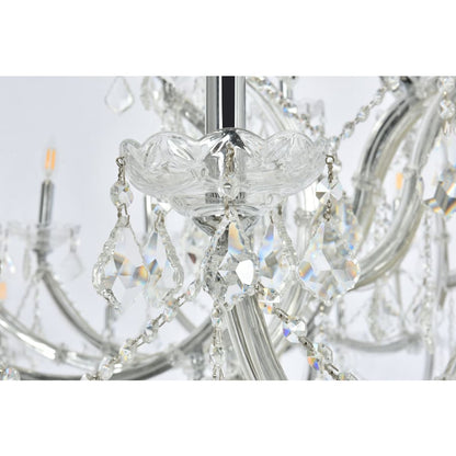 Elegant Lighting Maria Theresa 84 Light 96" Wide Crystal Chandelier with Clear Royal Cut Crystals