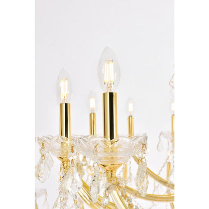 Elegant Lighting Maria Theresa 84 Light 96" Wide Crystal Chandelier with Clear Royal Cut Crystals