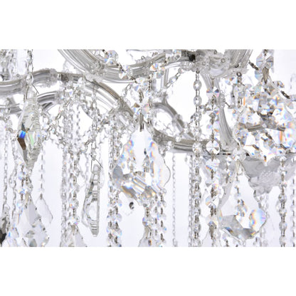 Elegant Lighting Maria Theresa 49 Light 46" Wide Crystal Chandelier with Clear Royal Cut Crystals
