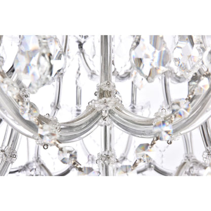 Elegant Lighting Maria Theresa 49 Light 60" Wide Crystal Chandelier with Clear Royal Cut Crystals