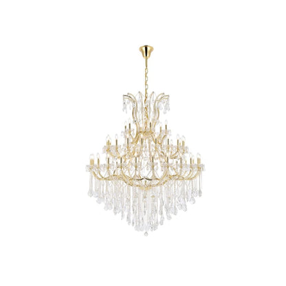 Elegant Lighting Maria Theresa 49 Light 60" Wide Crystal Chandelier with Clear Royal Cut Crystals