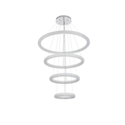 Elegant Lighting Bowen 42" Wide Ring Chandelier