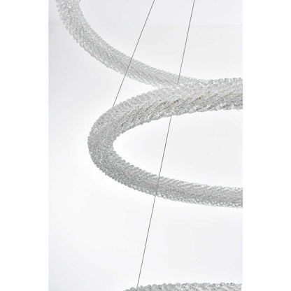 Elegant Lighting Bowen 42" Wide Ring Chandelier
