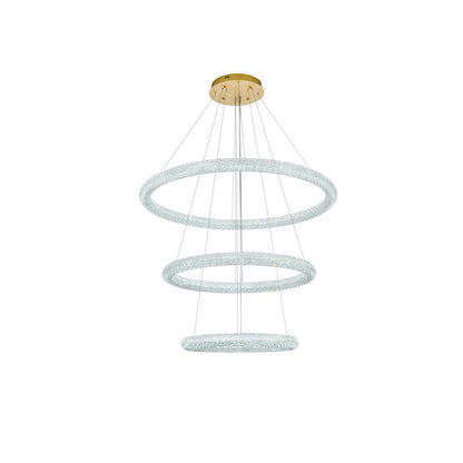 Elegant Lighting Bowen 42" Wide Ring Chandelier